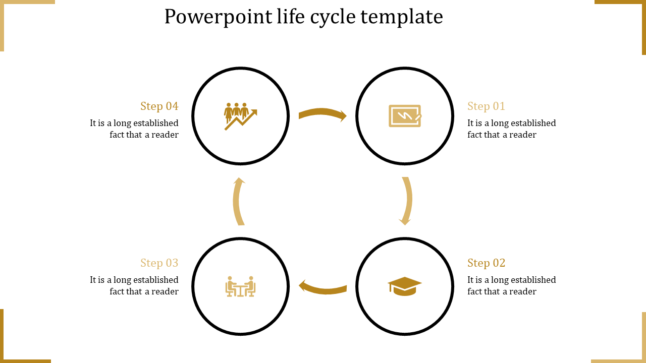 powerpoint life cycle template-powerpoint life cycle template-4-yellow